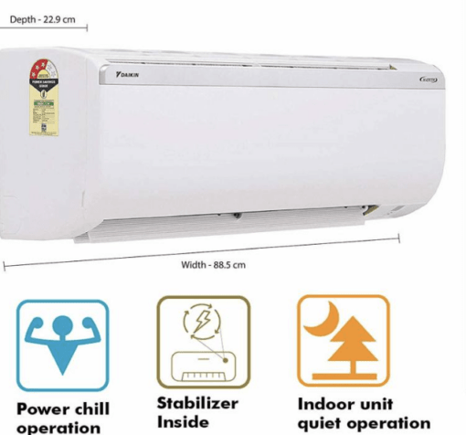 FTK(L)50-U (1.5TON)(4 STAR) - AIR CONDITION INVERTER - DAIKIN - 22931 - Image 3